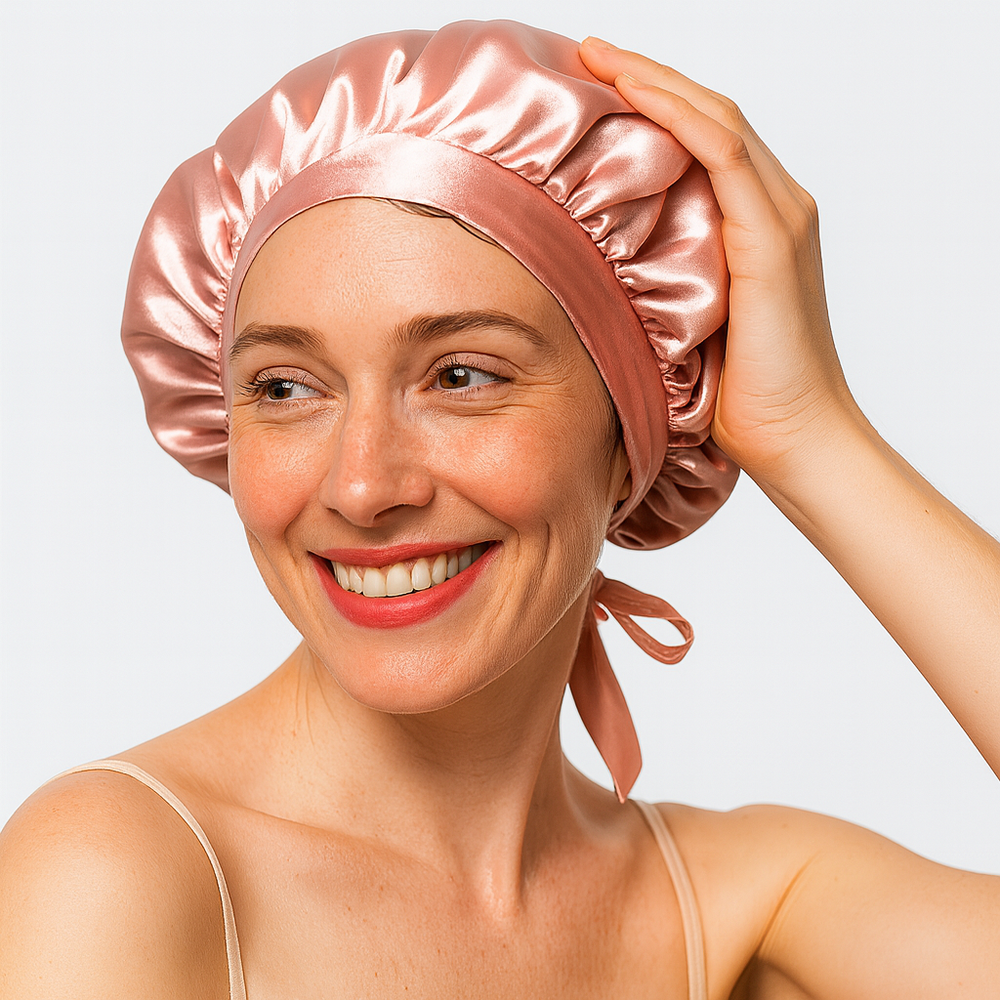 bonnet de nuit doublure soie